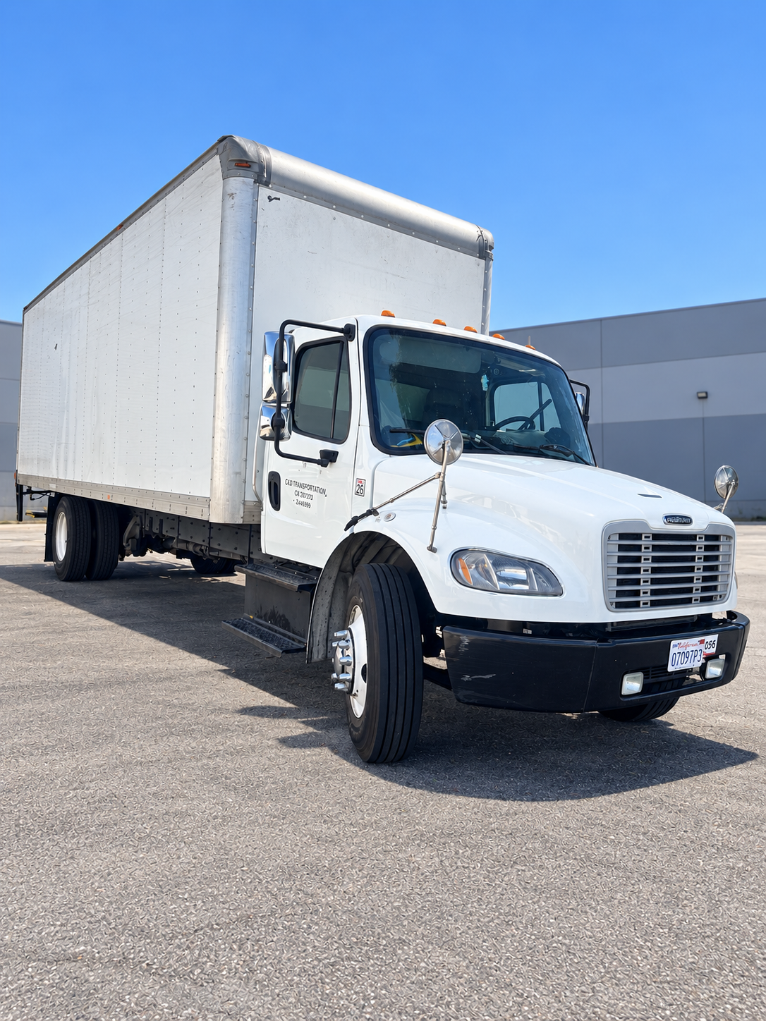 C&D Transportation Freightliner box truck